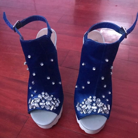 Steve Madden and Iggy Azalea blue Heels - Picture 3 of 6